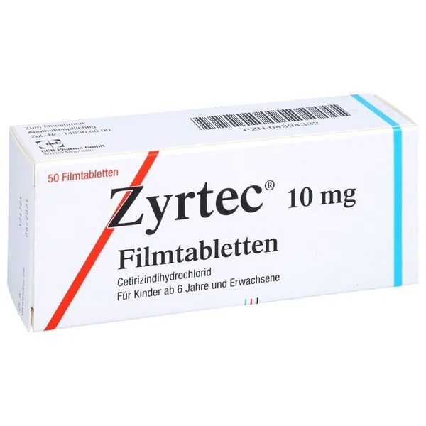 Zyrtec 10 mg UCB Pharma 50 Stück